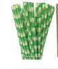 Green Bamboo Paper Straw Tip