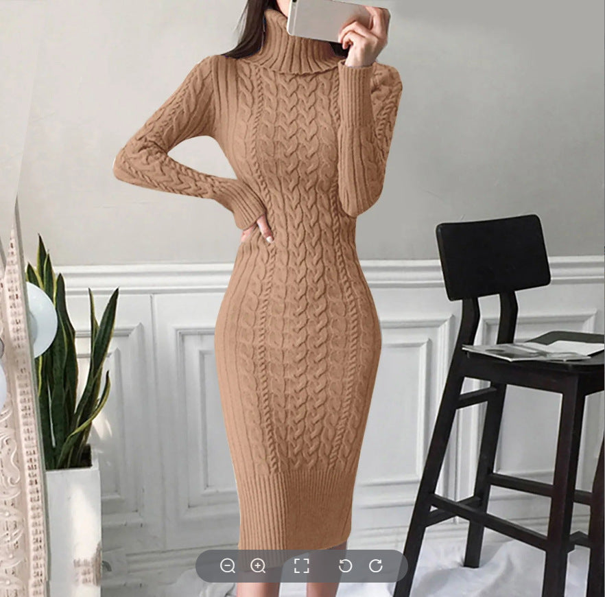 Women's Slim-fit Hip-wrapped Dress