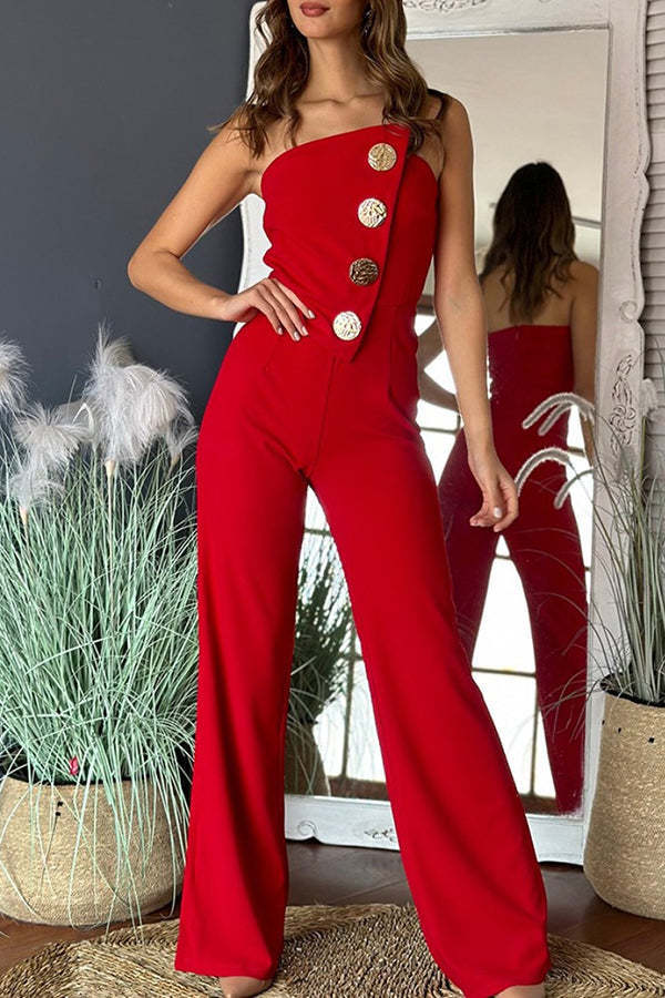 Women's Tube Top Jumpsuit