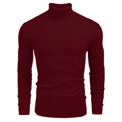 Men's Slim-fit Turtleneck Long-sleeved Shirt