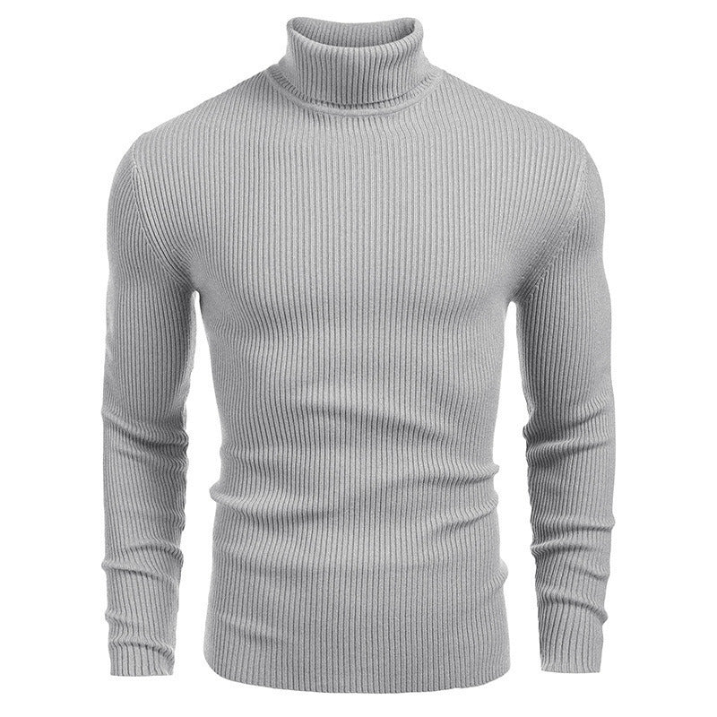 Men's Slim-fit Turtleneck Long-sleeved Shirt