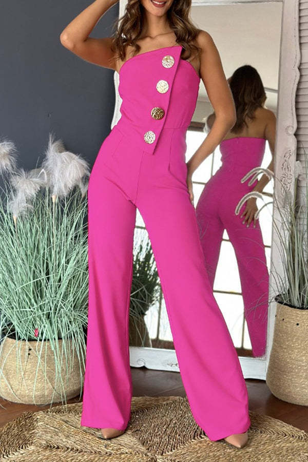 Women's Tube Top Jumpsuit