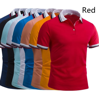 Men's  Casual Lapel Polo Shirt