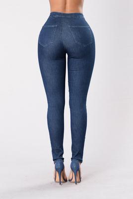 Women Ripped Denim Skinny Jeans