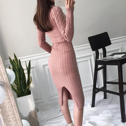 Women's Slim-fit Hip-wrapped Dress