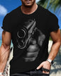 Men's  Energetic Short Sleeved  T-shirt