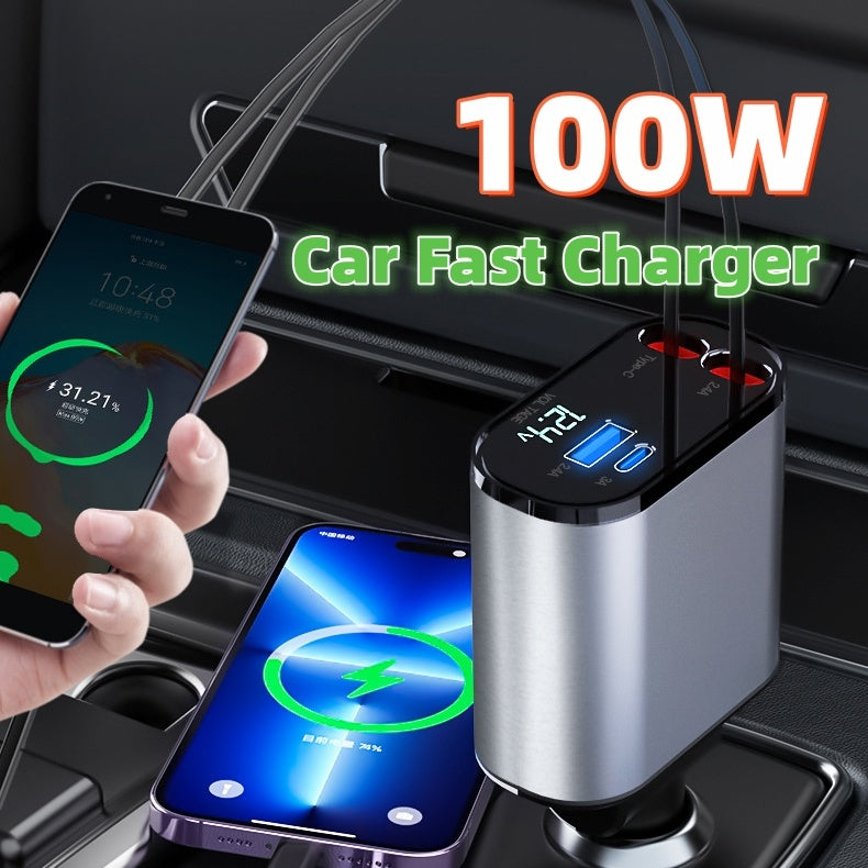 100W Super Fast Car Charging