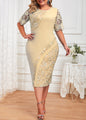 Women's Embroidery Stitching Dress