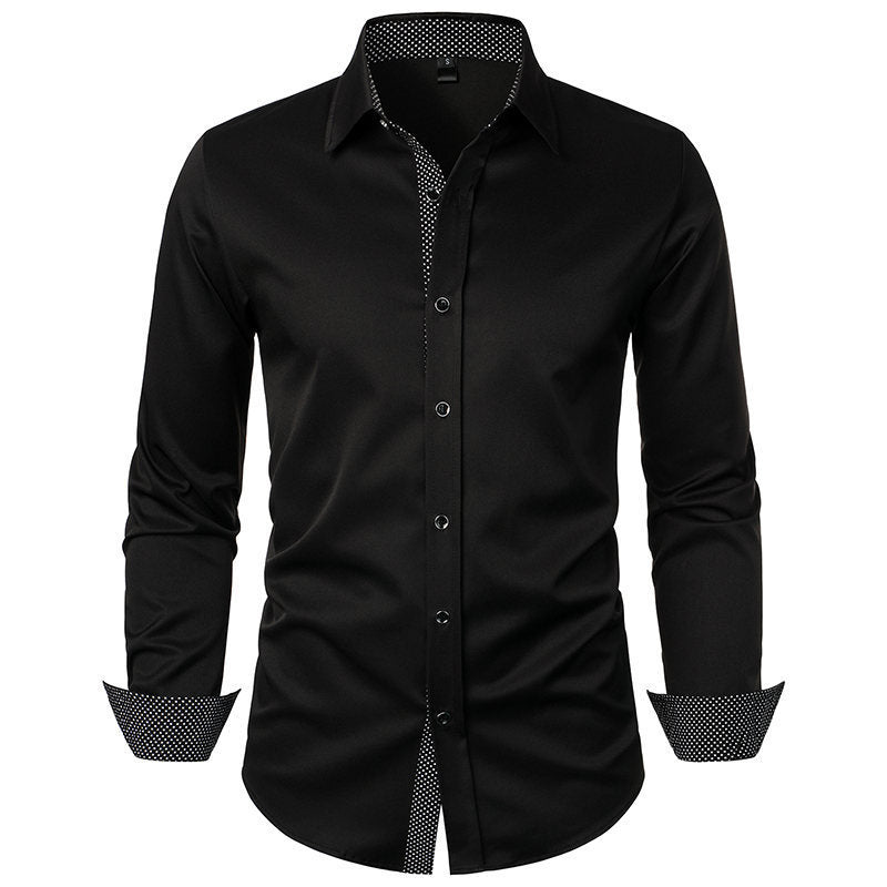 Men's Shirt Autumn And Winter New Patchwork Casual