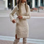 Knitted Turtleneck  Dress