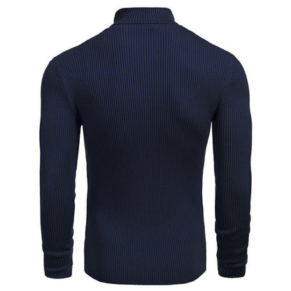 Men's Slim-fit Turtleneck Long-sleeved Shirt