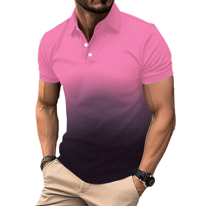 Men Polo Pixie Gradient Pocket Shirt