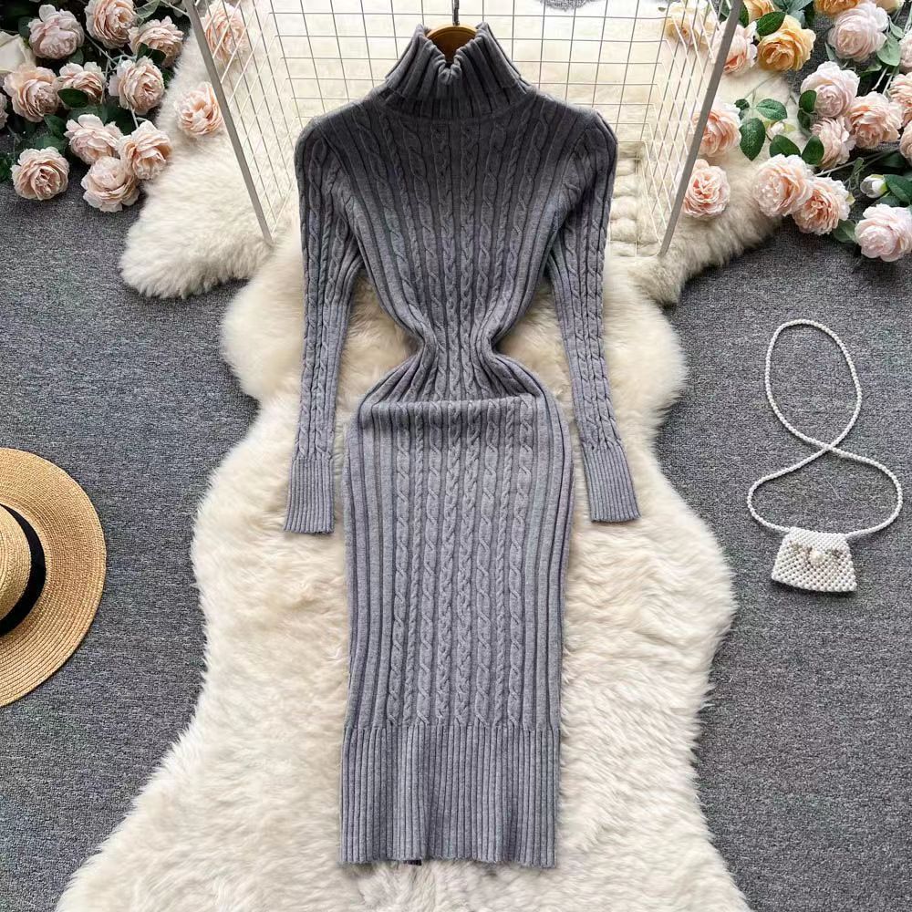 Women's Slim-fit Hip-wrapped Dress