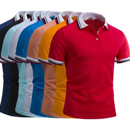 Men's  Casual Lapel Polo Shirt