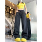 Rhinestone Jeans Heavy Industry Slim Fit