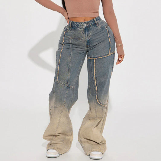 American Retro Street Fashion Jeans